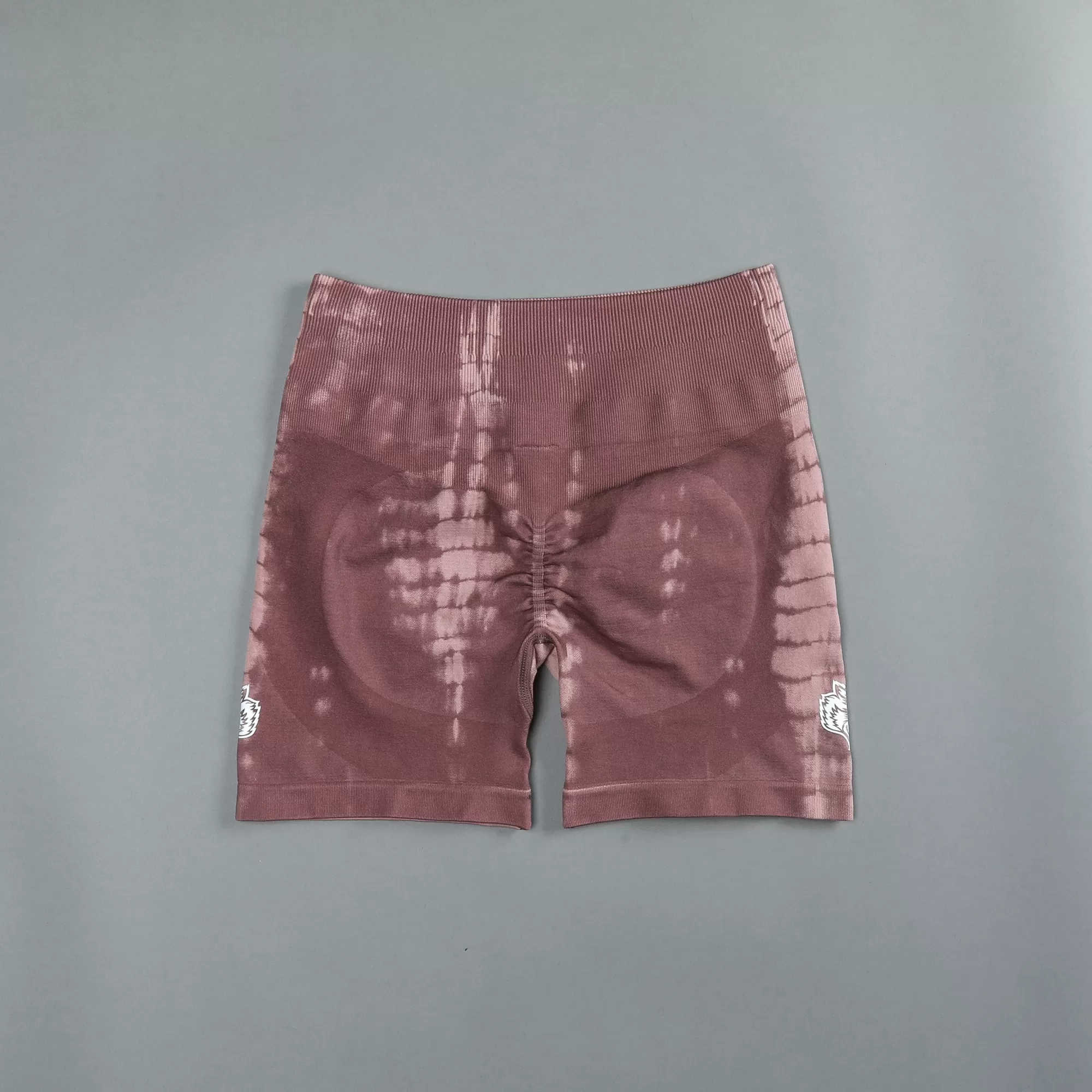 Shop Wolves Forever Seamless Everson "Training" Shorts In Tonal Mauve Serpent Women Seamless