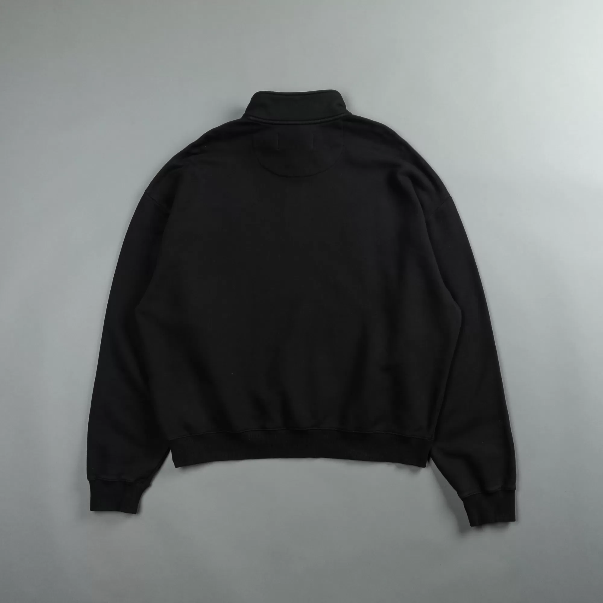 Cheap Word Is Bond Duke 1/4 Zip Mockneck In Black Men Crewnecks