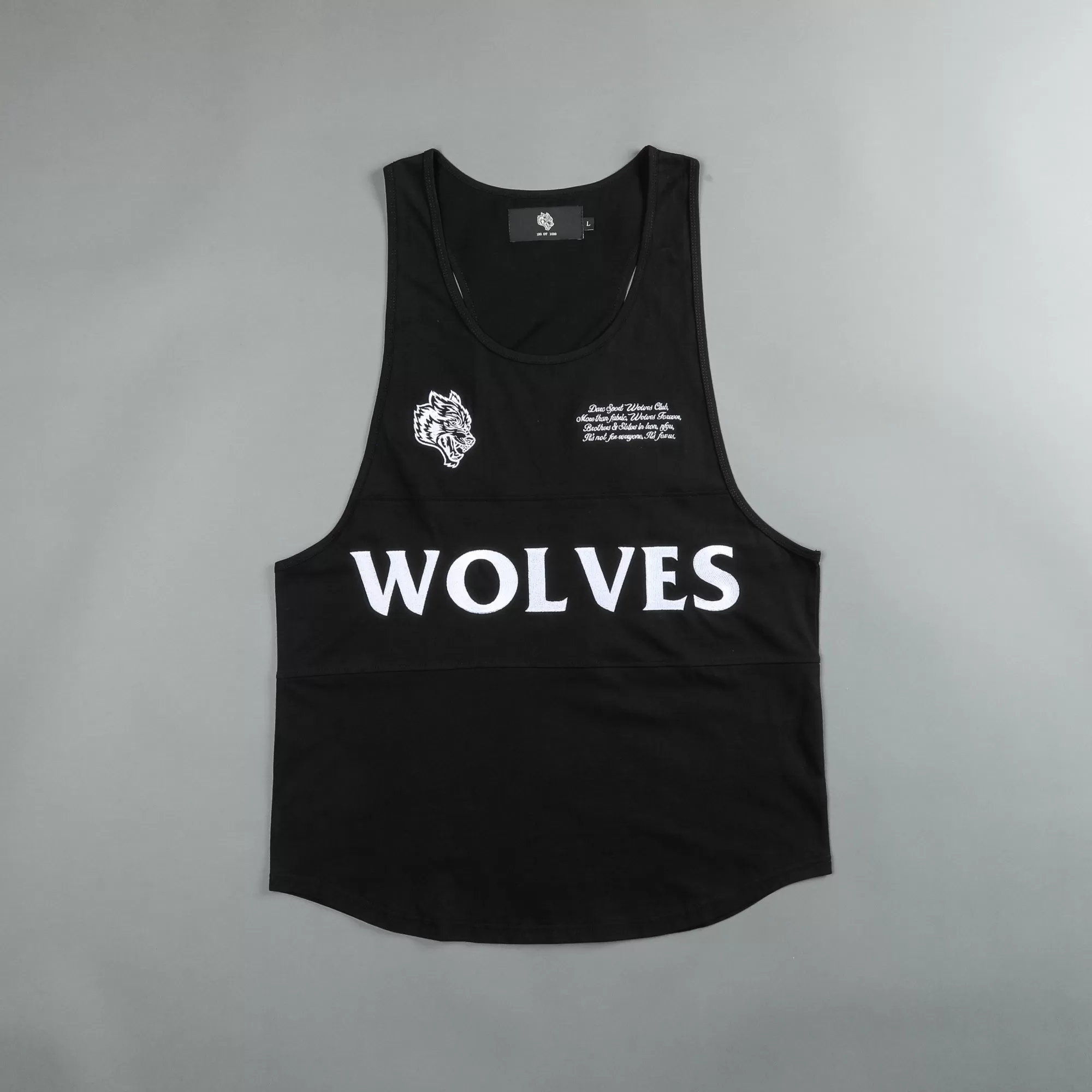 Hot Written Hardcore Block Mecca Tank In Black Men Tanks/Muscle Tees