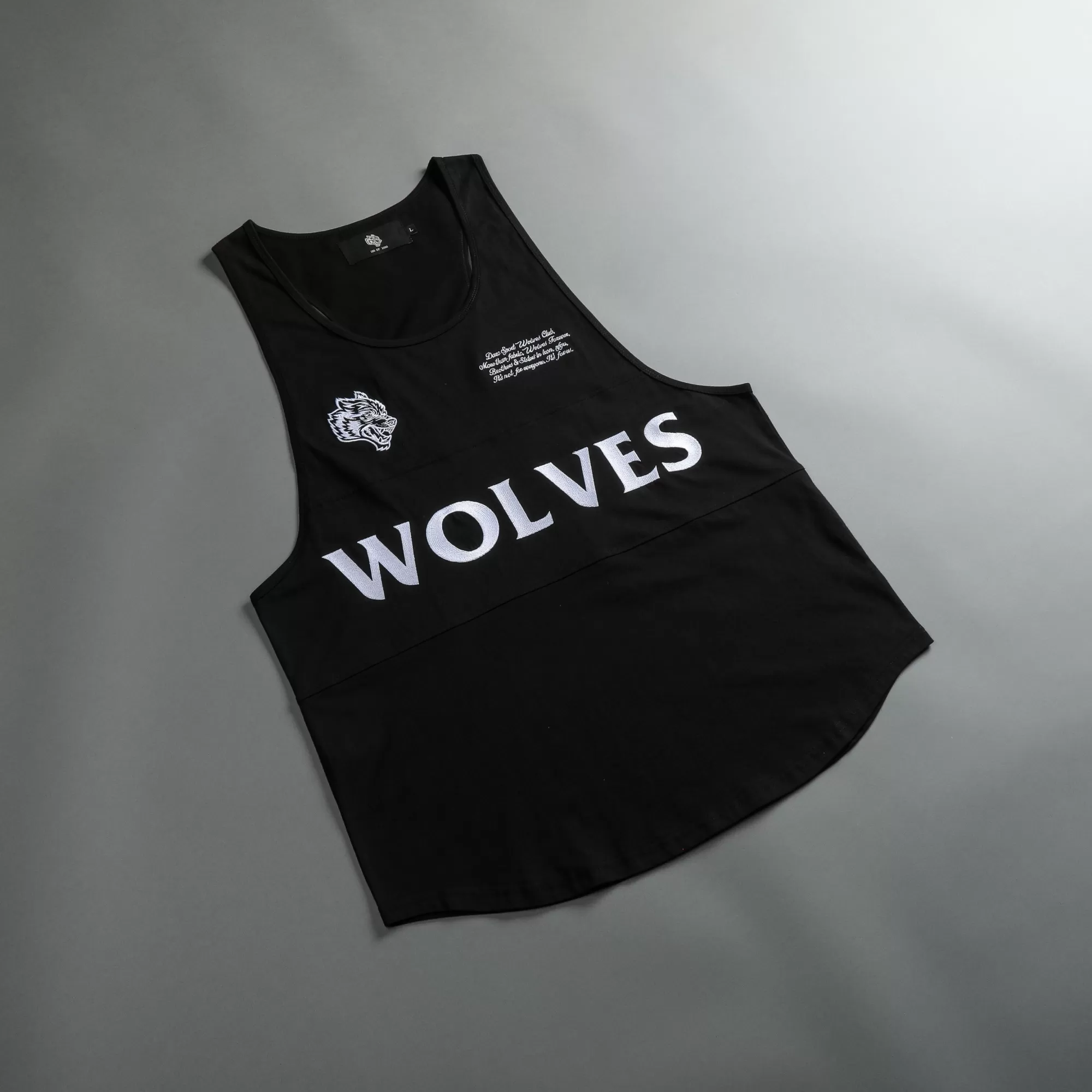Hot Written Hardcore Block Mecca Tank In Black Men Tanks/Muscle Tees